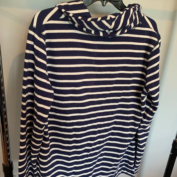 Navy and White Striped Pullover - Picture 4 of 4